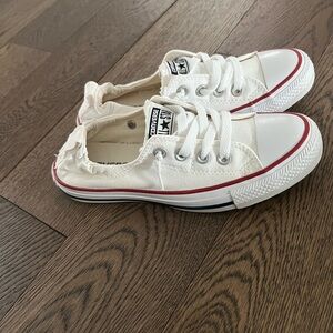 Converse- women size 6.5- white